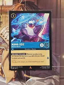 Disney Lorcana: Nelle Terre degli Inchiostri Mama Odie 151/204 Rara NON FOIL - Foto 1 di 2