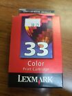 Lexmark 33 cartuccia inchiostro tricolore 18C0033 originale nuova