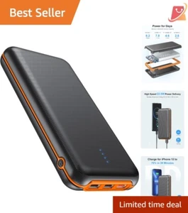 30000mAh Portable Charger Power Bank Fast Charging 4 Outputs For Outdoor Use - Picture 1 of 11