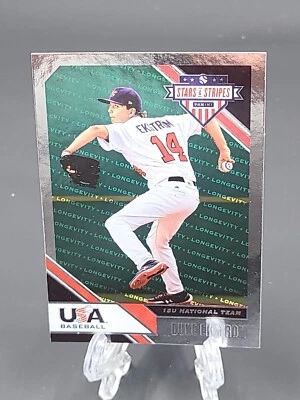2020 Duke Ekstrom Longevity SP Rookie Panini USA Stars & Stripes Foil - Image 1 of 2