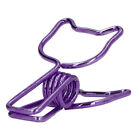 (Purple)Binder Clips Elegant Style Attractive Decorative Bag Clips For Home For