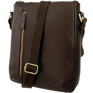 Chiemsee Crossbody Bag M Shoulder Bag Small Crossover Leather Brown NEW - Picture 1 of 7
