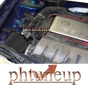 BLACK 1993-1998 VOLKSWAGEN CORRADO SLC GOLF GTI VR6 2.8 2.8L AIR INTAKE KIT - Picture 1 of 1