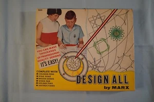 Vintage 1960's Marx Design All drawing toy Spirograph #100 complete - Picture 1 of 15
