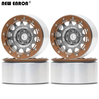 Aluminum 2.6" Beadlock Wheel Rim For RC 1/10 1/7 1/8 MK07 Axial 4082 H8H CROSS - Image 1 of 4