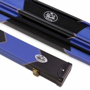 Estuche taco de piscina Baize Master ROW AZUL REAL 2 piezas de lujo para billar interior a juego - Imagen 1 de 9