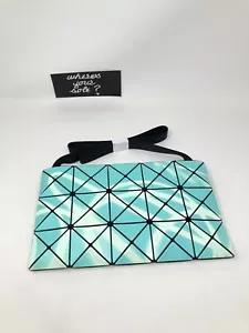Borsa a tracolla Issey Miyake Bao Bao Aqua Blue Lucent opaca NUOVA senza etichette - Foto 1 di 6