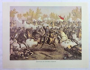 Libro impreso de colección 1861-1865 Batallas de la Guerra Civil 1979 Batalla de Cedar Creek - Imagen 1 de 2