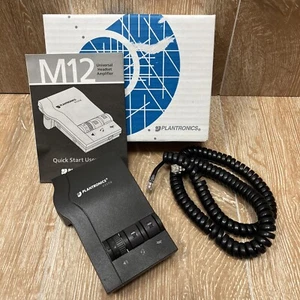 Plantronics Telephone M12 Amplifier With Box - Picture 1 of 6