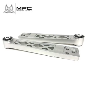 MPC Motorsport Rear Lower Control Arms LCA 01 - 05 Civic EP3 Si CTR EP1 SILVER - Picture 1 of 2