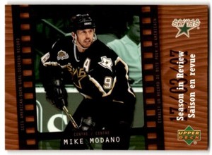 2007-08 McDonald's Upper Deck Season in Review Mike Modano #SR3 Dallas Stars
