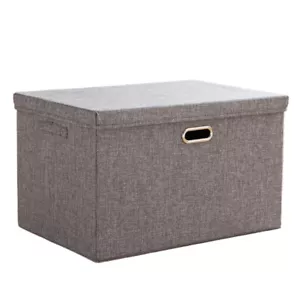 Foldable Toys Organizer with Lid Clothing Underwear Storage Box Large Capacity - Picture 1 of 7