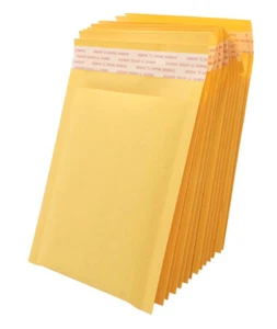 50 PIEZAS #0 6"x9" Kraft Burbuja Acolchada Sobres Correos Envío Bolsa HECHO EN EE. UU. - Imagen 1 de 4