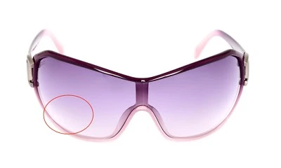 Современные женские солнцезащитные очки TO22 83Z Shield фиолетового цвета R1720 - Изображение 1 из 4