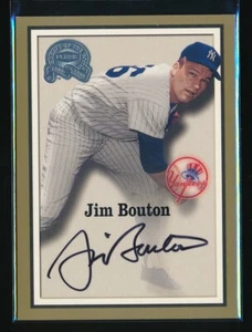 Jim Bouton 2000 Fleer Greats of the Game Auto - Imagen 1 de 2