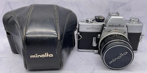 Vintage Minolta SR-T 101 analoge Spiegelreflexkamera 35 mm mit Objektiv 58 mm f1,4 – ungetestet - Bild 1 von 24