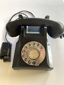 vintage black bakelite rotary phone Retro Telephone