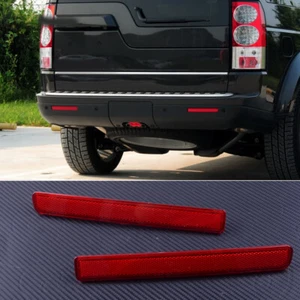 Rear Pair Bumper Tail Warning Brake Light Reflector Fit for Land Rover LR3 LR4 - Picture 1 of 5