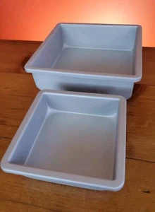 Fat Daddio's Quadrato Alluminio Forno Teglia Torte Teglie 9 x 9 x 3 / 6 x 6 x 2  - Foto 1 di 11