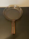 Corning Vision Cook Ware Glass Pots Skillet 11” Pyrex Amber USA