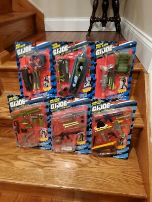 6 НОВЫХ GI JOE 1993 Hasbro Hall Fame 1:6 Mission Gear аксессуар лот новый  - Изображение 1 из 4