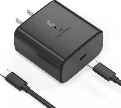 2025 Novo 45W Carregador Super Rápido USB C Carregador de Telefone Android Carregamento Rápido EUA SHI - Imagem 1 de 4