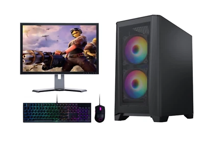 Fast Gaming PC Bundle intel Core i5 16GB 500GB HDD 2GB GT710 19" COMPUTER - Image 1 of 4