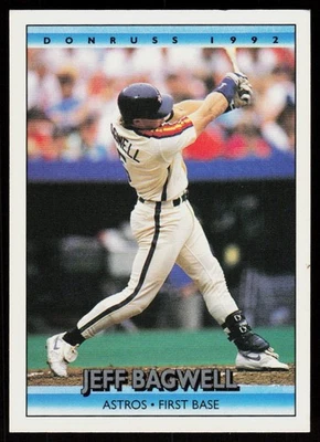 1992 Donruss Jeff Bagwell #358 BASEBALL CARD Houston Astros - Image 1 of 2