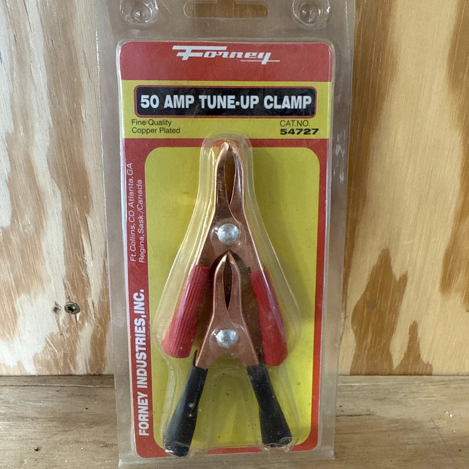 Forney Tune Up Replacement Clamps 50 amp.  Copper plated #54727 NOS - Image 1 of 3
