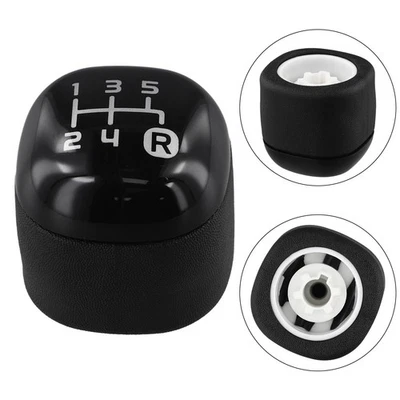 Premium Black 5 Speed Gear Knob for Fiat For Panda Superior Craftsmanship - Image 1 of 4