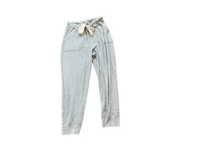 Abercrombie Ropa de Dormir Pantalones Jogger Suave Salón Bolsillos Cordón Gris Grande Foto 1 de 3