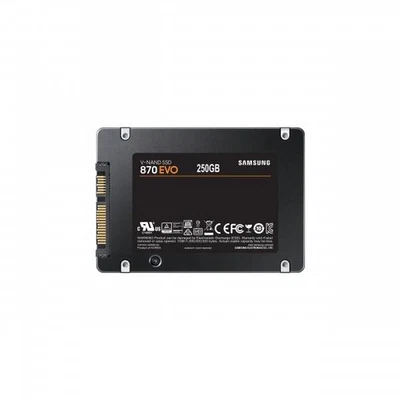 SAMSUNG SSD INTERNO 870 EVO 250GB 2,5 SATA 6GB/S  R/W 560/530 MLC - Immagine 1 di 4