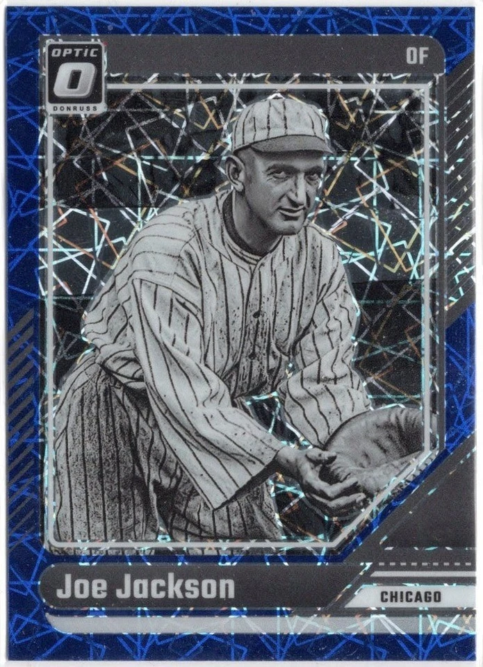 Параллельная карта 2024 Panini Donruss Optic синяя скоростная призма Joe Jackson No32  - Изображение 1 из 1