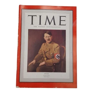 Vintage April 13 1942 Time Magazine ADOLF HITLER World War II Germany Rare - Picture 1 of 19