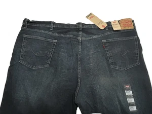 Men’s Levi’s 559 Denim Jeans Relaxed Straight 54 X 32 Big & Tall New w/ Tags - Picture 1 of 6