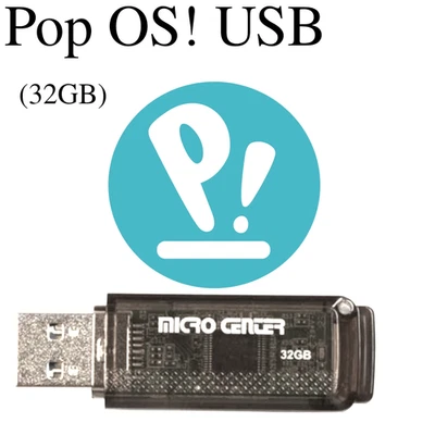 Pop OS! amd64/x86-64 Operating System Install/Repair USB  - Image 1 of 2