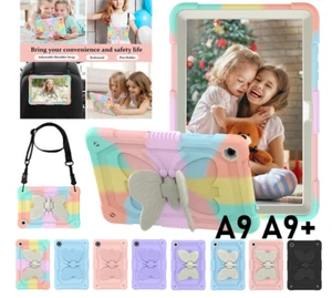 For Samsung Galaxy Tab A9+ / A9 Kids Friendly Case Shockproof Strap Stand Cover - Picture 1 of 51