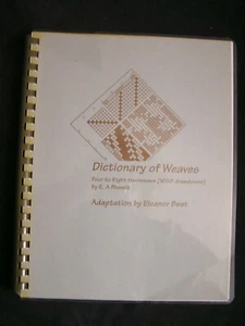 Weaving Handweaving Posselt Best DICTIONARY OF WEAVES Four to Eight Harnesses 1 - Picture 1 of 6