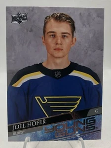 2020-21 Upper Deck Extended Series #702 Young Guns Joel Hofer Rookie Card - Picture 1 of 2