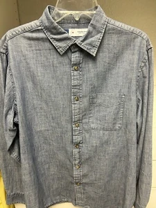 Old navy Men’s Denim Shirt Medium  - Picture 1 of 2