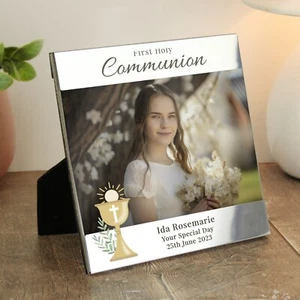 Personalised First Holy Communion 6x4 Landscape Photo Picture Frame Religious - Picture 1 of 4