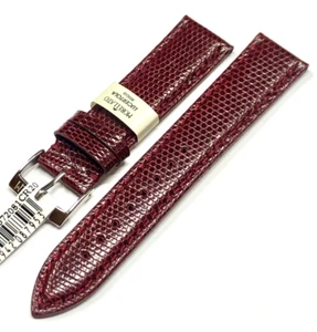 Cinturino Vera Lucertola Africa 20/18 Bordeaux Morellato per orologio uomo donna - Picture 1 of 5