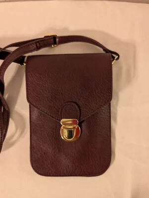 Bandolera Pantalla Táctil Teléfono Celular Cartera Bolso de Hombro Cuero Estuche Foto 1 de 4