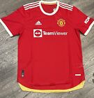 Adidas 2021/22 Manchester United Home Red Jersey Shirt Size L