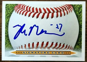 Zach Messinger Signed IP 3,5x2,5 Signature Card New York Yankees! - Bild 1 von 1