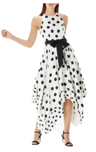 Ladies stunning Coast polka dot dress size 16 new with tags elvie spot belted - Picture 1 of 5
