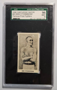 1938 Cartledge Famous Prize Fighters #24 Bob Fitzsimmons SGC 9 MINT