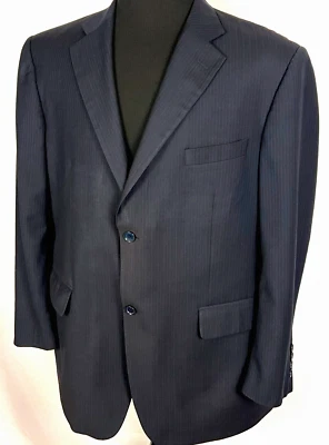 Vitarelli Italy Men's Size 48 R Premium Quality Suit Blazer Jacket Striped - Image 1 of 4