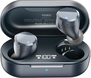 T12 Wireless Earbuds Bluetooth Headphones Premium Fidelity Sound Quality Wireles - Picture 1 of 12