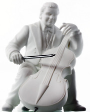 DEPARTMENT 56 Winter Silhouette Concerto Cellist Christmas Concert NEW IN BOX